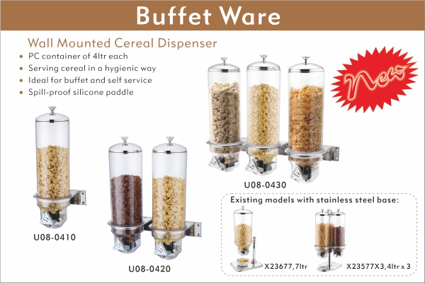 Por que o dispensador de cereais Sunnex é montado na parede?