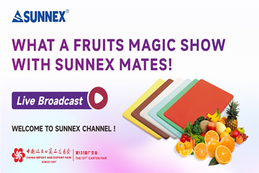 Que show de mágica de frutas com tábuas de cortar Sunnex matesï¼