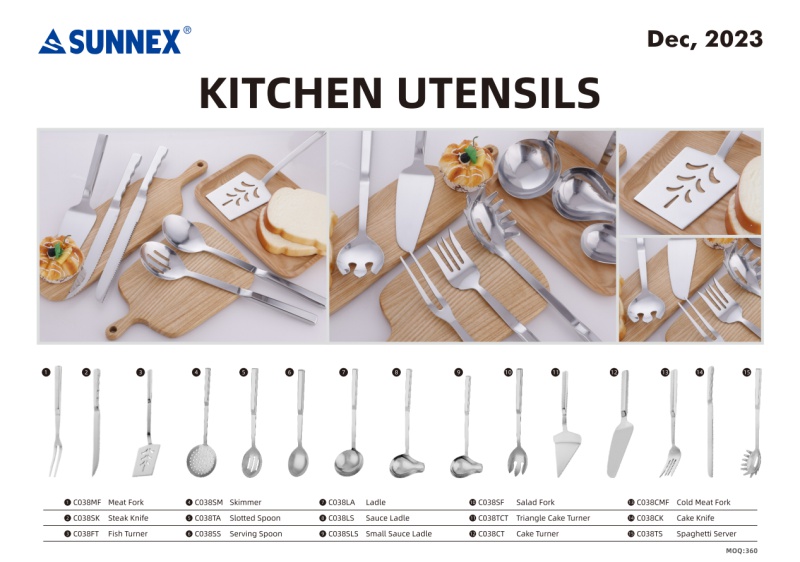 Novos itens Sunnex - Utensílios de cozinha