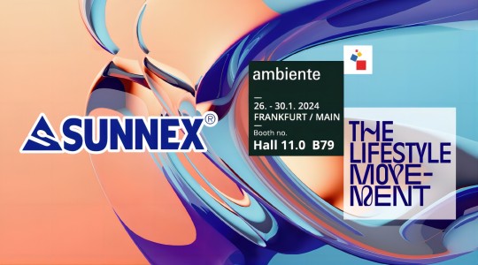 Bem-vindo ao 2024 AMBIENTE, ESTANDE FRANKFURT SUNNEX