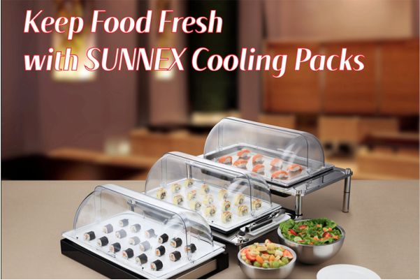 A Sunnex lança novos pacotes de resfriamento para manter a comida fresca no verão