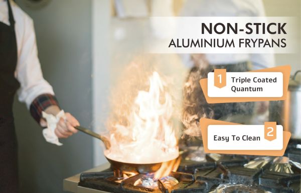 Frypans de alumínio não-de-alumínio Sunnex