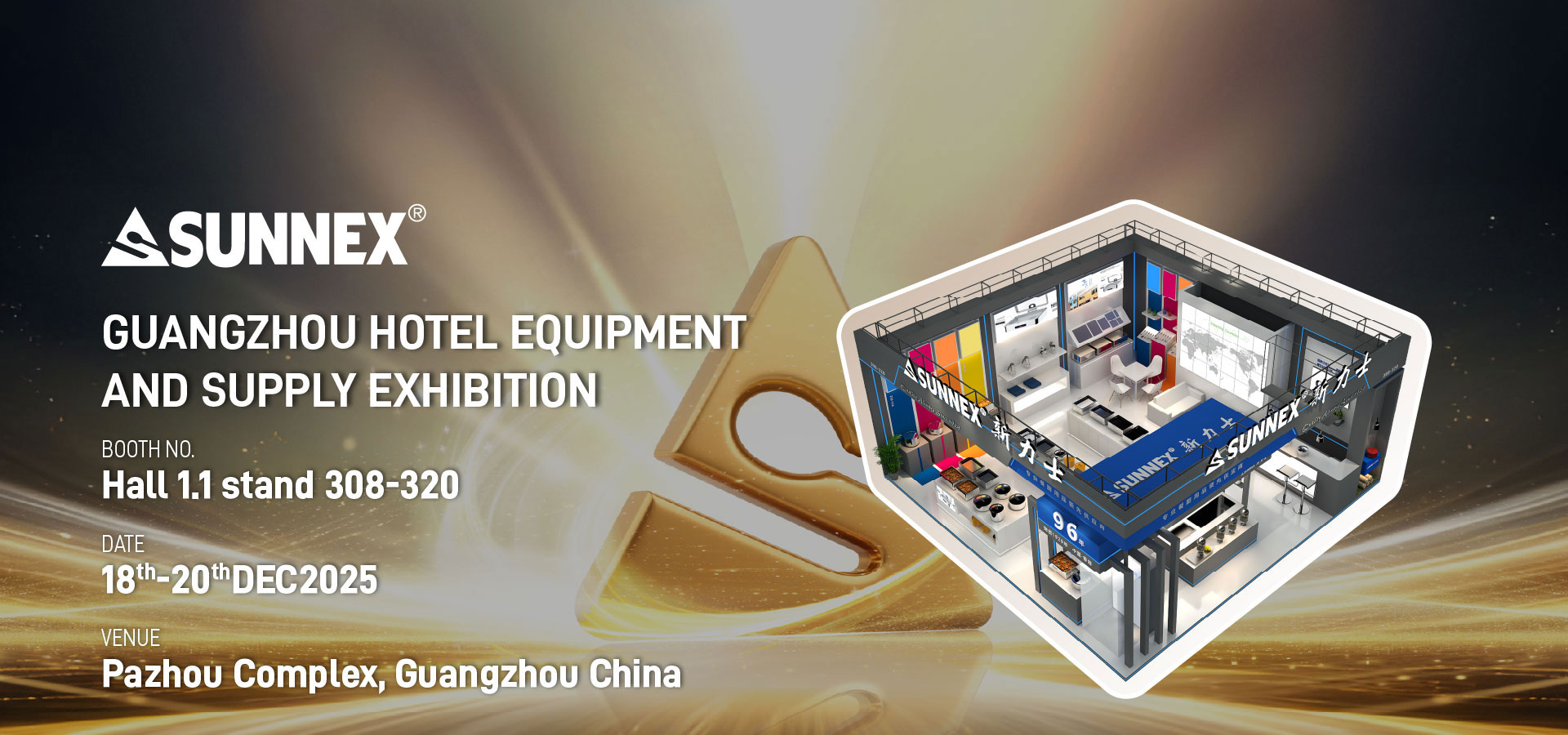EXPOSIÇÃO DE EQUIPAMENTOS E FORNECIMENTOS PARA HOTEL GUANGZHOU