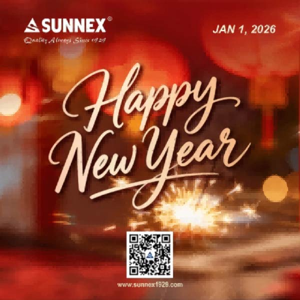 Feliz Ano Novo 2026 da SUNNEX!