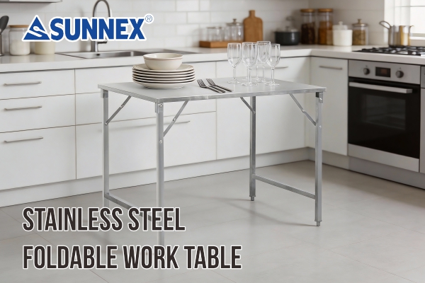 Mesa de trabalho dobrável SS