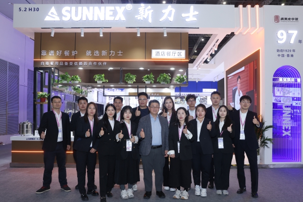 SUNNEX brilha na HOTELEX Shanghai 2026, liderando a indústria de equipamentos de catering com artesanato e inovação