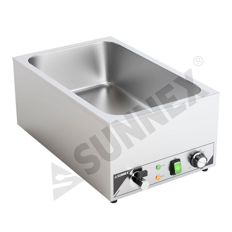 Aquecedor comercial de alimentos para buffet Bain Marie