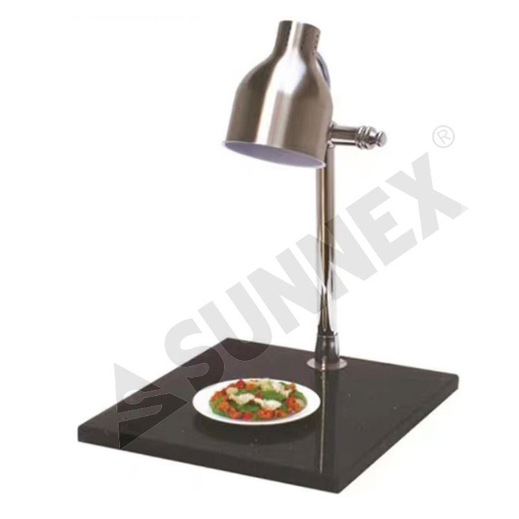 Estilo do candeeiro de mesa da lâmpada M01H do aquecedor de alimentos com bandeja de mármore