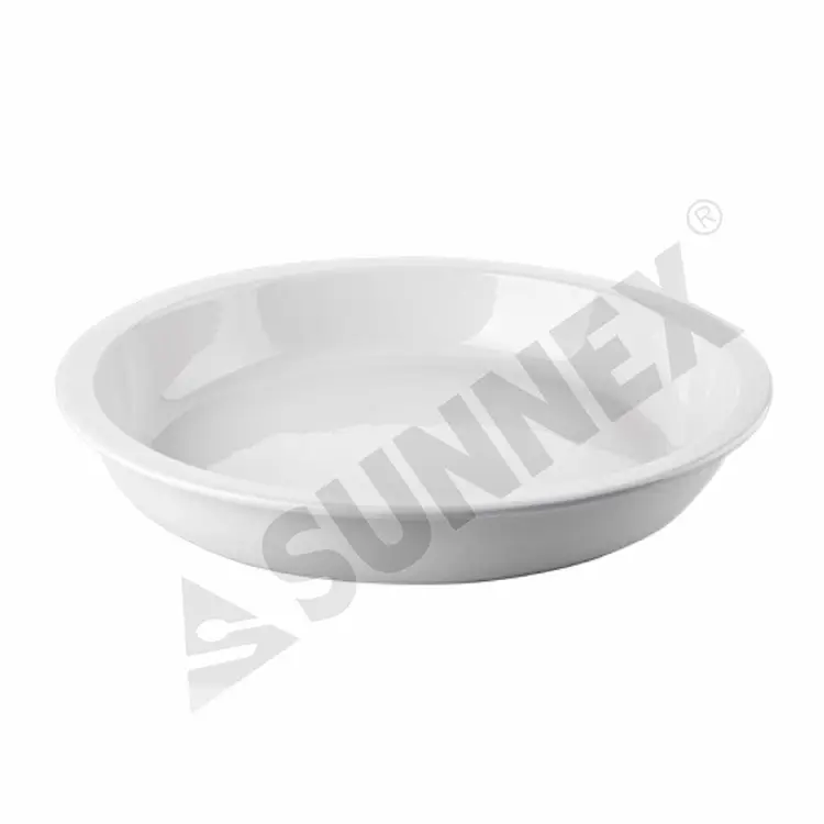 Pan de alimentos redondos de porcelana 4.5LTR